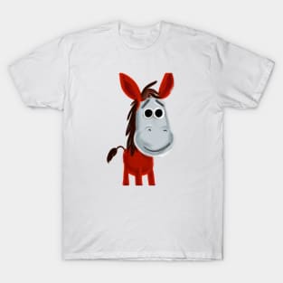 Cute Mule Drawing T-Shirt